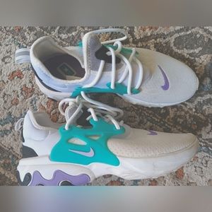 Nike React Purple and Blue Sneakers